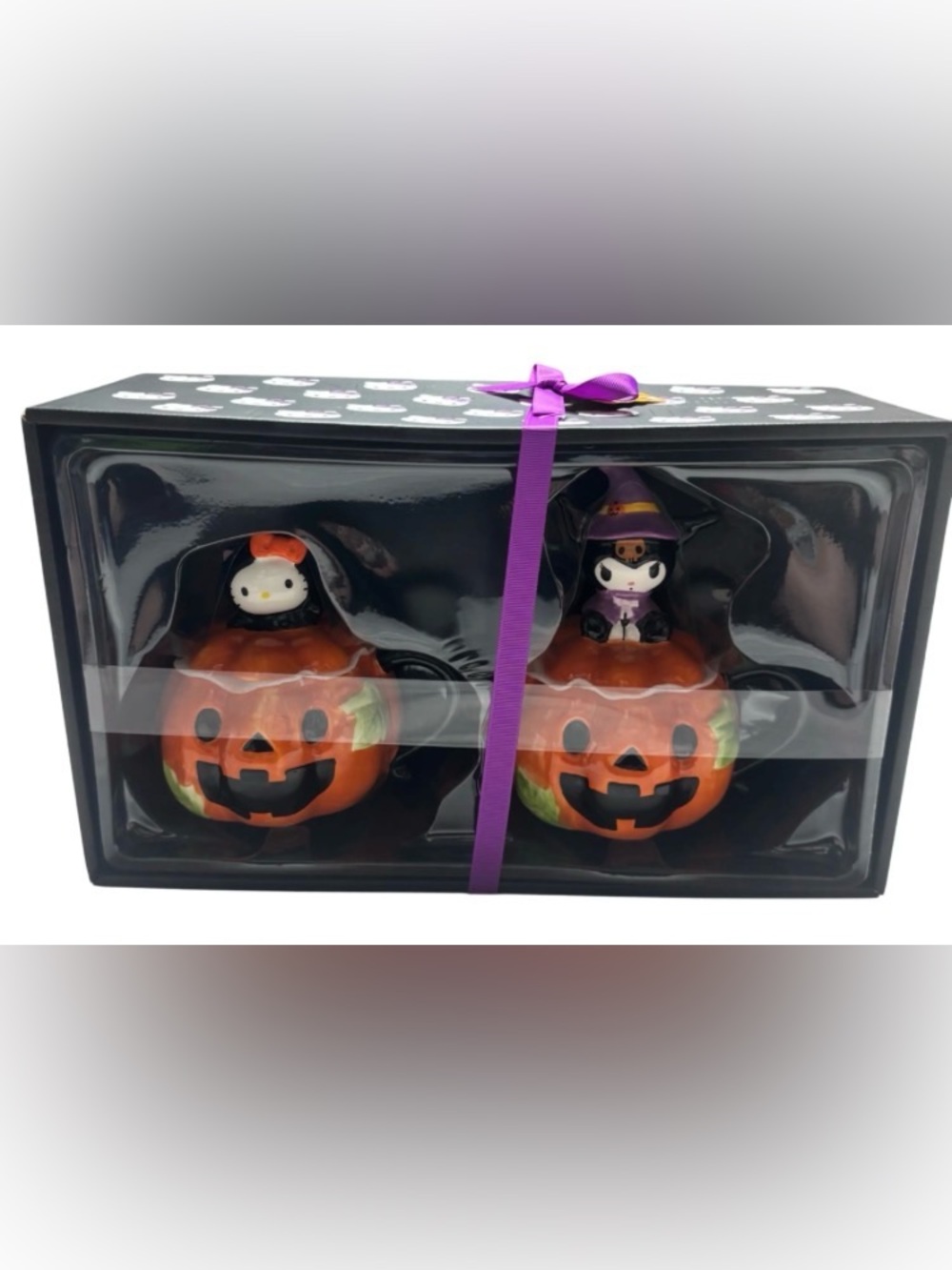 HELLO KITTY AND KUROMI HALLOWEEN FIGURAL MUGS SET by Sanrio